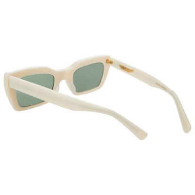 Shop Undercover Rectangular Sunglasses In Beige