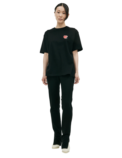 Shop Undercover Cotton Printed T-shirt In Black