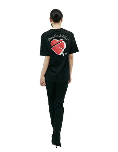 Shop Undercover Cotton Printed T-shirt In Black