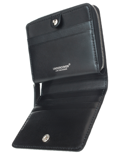 Shop Undercover Razor Faux-leather Wallet In Black