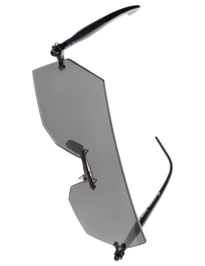 Kuboraum P90 Monolens Glasses In Black