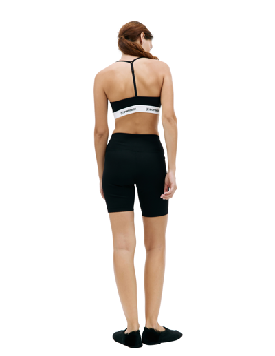 Sporty And Rich Runner Sport Bra In Black