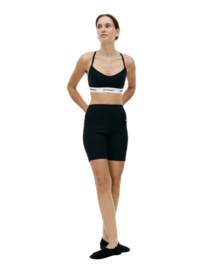 Sporty And Rich Runner Sport Bra In Black