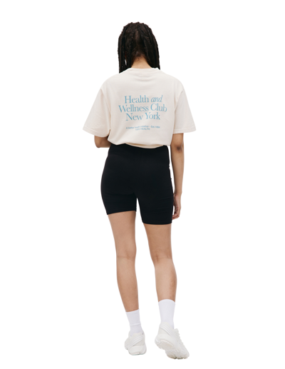 Sporty And Rich Black Athletic Club Biker Short In Black