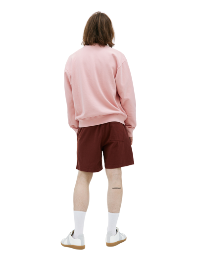 Shop Sporty And Rich 'country Club' Printed Sweatshirt In Pink