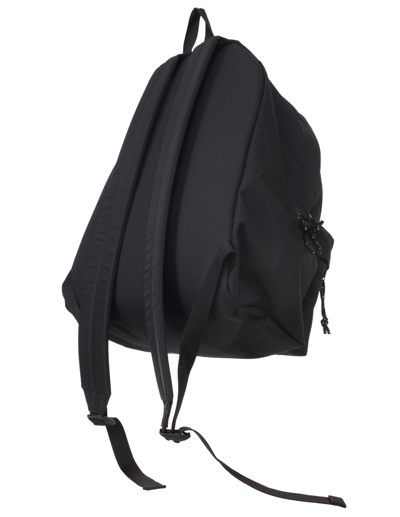 Shop Saint Michael Black Small Backpack  With Logo Patch