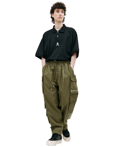 Shop Mastermind Japan Khaki Cargo Trousers