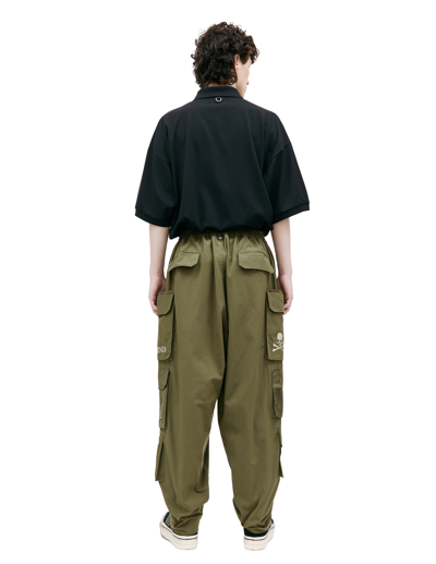 Shop Mastermind Japan Khaki Cargo Trousers