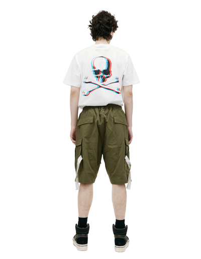 Shop Mastermind Japan Khaki Cargo Shorts