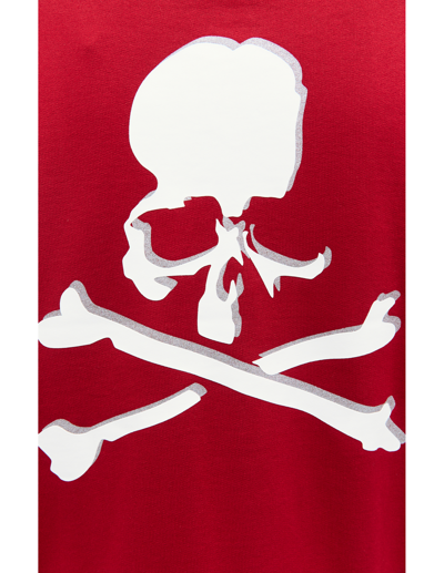 Shop Mastermind Japan Logo And Skull Hoodie In Red