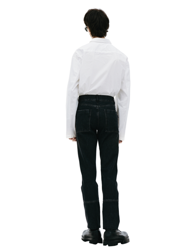 Shop Oamc Сosgrove Straight Jeans In Black