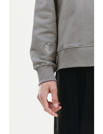 Shop A-cold-wall* Grey Embroidered Sweatshirt