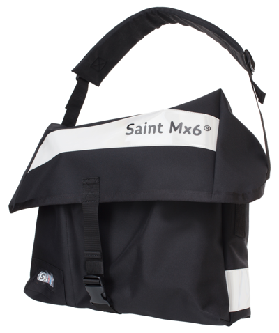 Shop Saint Michael Black Messanger Bag