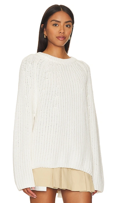 Shop Free People Take Me Home Sweater In Ivory