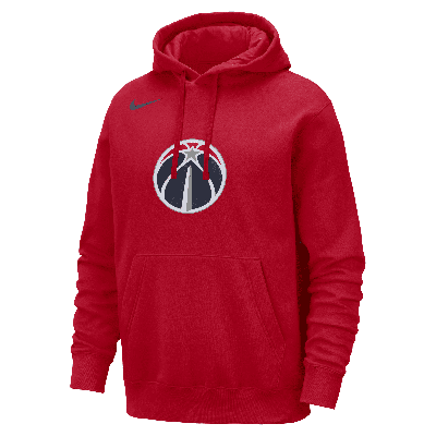 Shop Nike Washington Wizards Club  Men's Nba Pullover Hoodie In Red