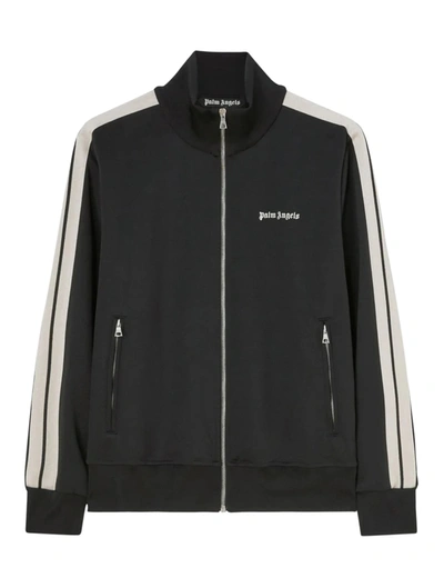 Shop Palm Angels New Classic Track Jacket In Black