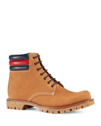 Shop Gucci Marland Boots In Tan