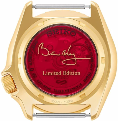 Pre-owned Seiko 5 Queen Sbsa160 Sports Brian May Limited Red Special Mechanical 2022