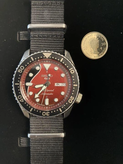Pre-owned Seiko 5 Queen Sbsa160 Sports Brian May Limited Red Special Mechanical 2022