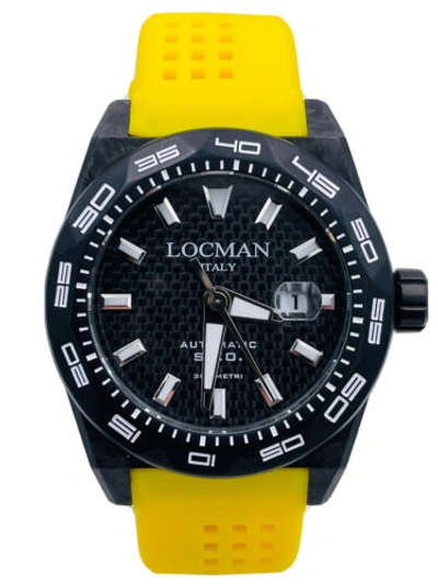 Pre-owned Locman Watch  Stealth Carbon 984 4/12ft 216wy/975 Automatic On Sale