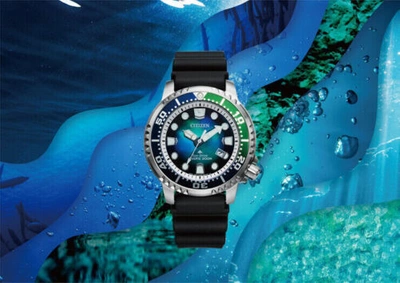 Pre-owned Citizen Promaster Bn0166-01l Diver Polyurethane Spherical Limited 7000 Pcs