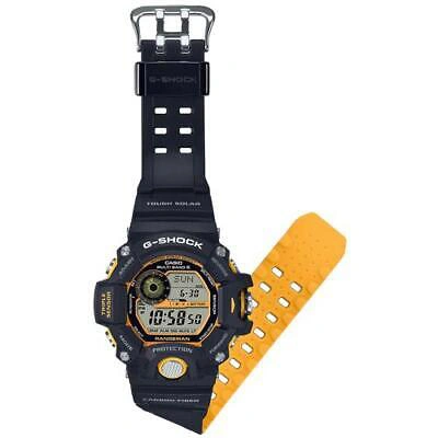 Pre-owned Casio G-shock Gw-9400yj-1jf Master Of Rangeman Solar Digital Men Watch Limited