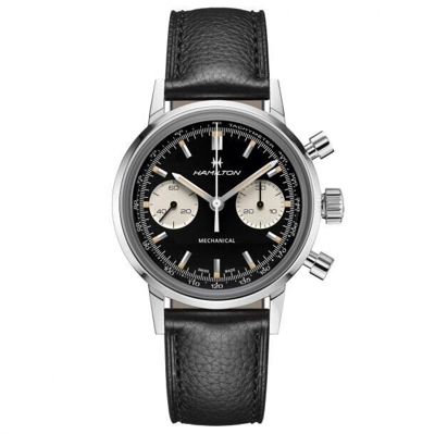 Pre-owned Hamilton American Classic Intra-matic Chronograph H38429730