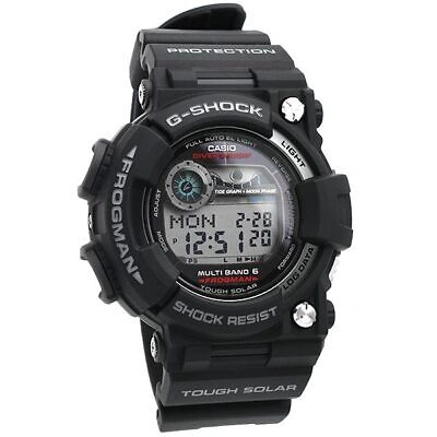 Pre-owned Casio G-shock Gwf-1000-1jf Frogman Solar Radio Watch Mew Japan