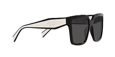 Pre-owned Prada Sunglasses Pr 24zs 1ab5s0 Black Grey Woman In Gray