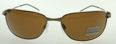 Pre-owned Serengeti Agata Satin Gold / Polarized Drivers Gold Sunglasses 7581 59mm