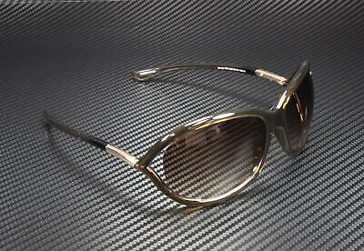 Pre-owned Tom Ford Jennifer Ft0008 692 Dark Brown Gradient Brown 61 Mm Women's Sunglasses