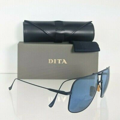 Pre-owned Dita Brand Authentic  Sunglasses Flight 005 7805 E Navy 61mm Frame In Blue