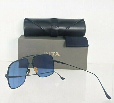 Pre-owned Dita Brand Authentic  Sunglasses Flight 005 7805 E Navy 61mm Frame In Blue