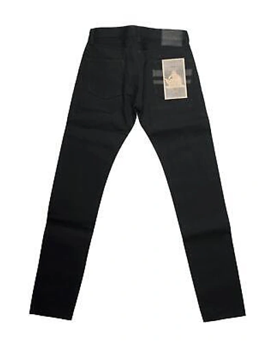 Pre-owned Momotaro $315 15.7oz Black Selvedge Denim Jeans "gtb" Tight Tapered B0306-lsp 32