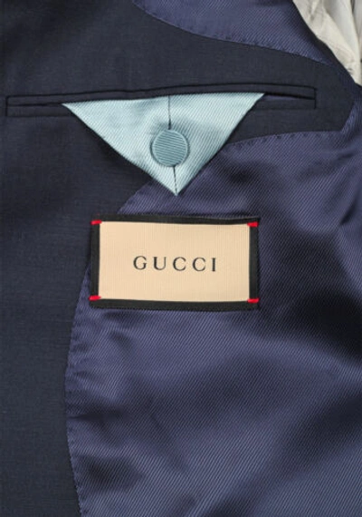 Pre-owned Gucci Blue Blazer Sport Coat Size 54 It / 44r U.s.