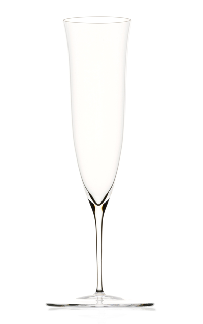Shop Lobmeyr Patrician Tall Crystal Champagne Flute In Clear