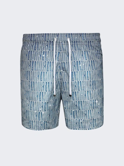 Shop Amiri Beachwear In Blue