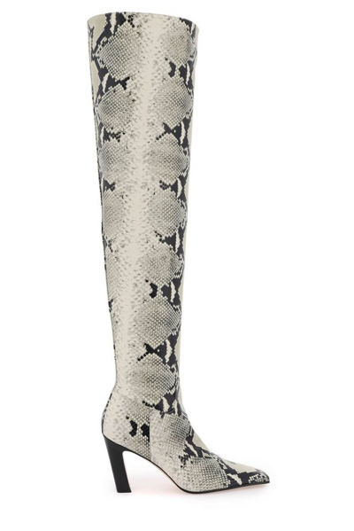 Shop Khaite The Marfa Over The Knee Boots In Multi