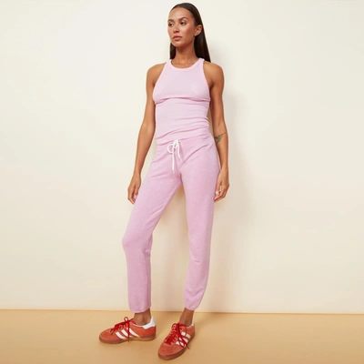 Monrow Supersoft Vintage Sweats In Pink Lavender