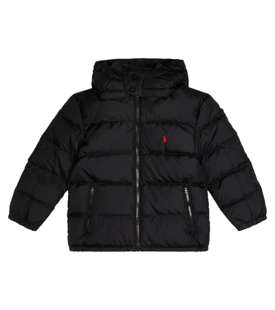 Shop Polo Ralph Lauren Quilted Down Jacket In Black