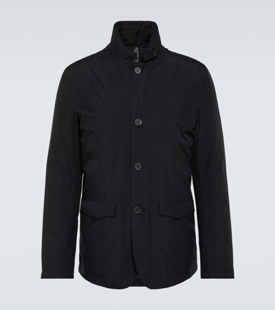 Shop Herno Technical Jacket In Black