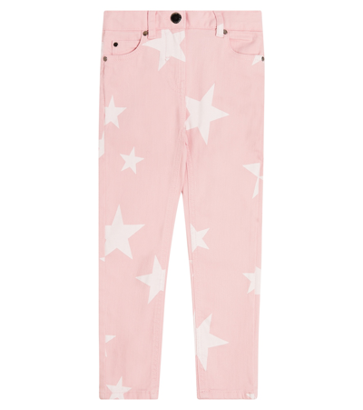 Shop Stella Mccartney Printed Skinny Jeans In Pink