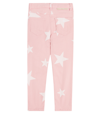 Shop Stella Mccartney Printed Skinny Jeans In Pink