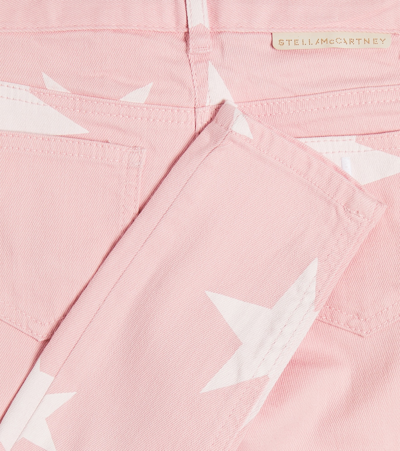 Shop Stella Mccartney Printed Skinny Jeans In Pink