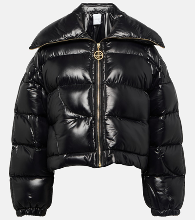 Shop Patou Quilted Puffer Jacket In Black