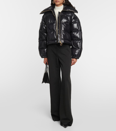 Shop Patou Quilted Puffer Jacket In Black