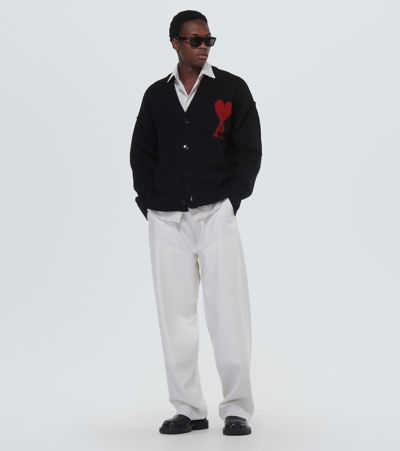 Ami Alexandre Mattiussi Ami Paris Sweaters In Black