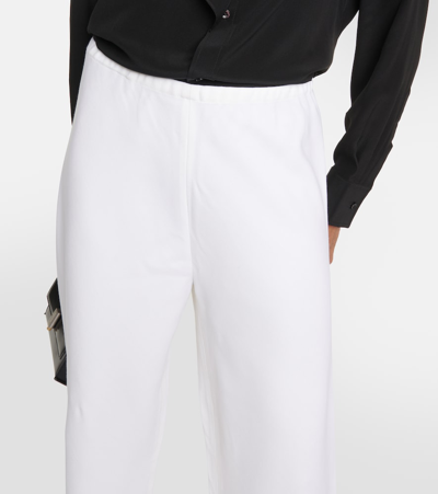 Shop Wardrobe.nyc Wool-blend Wide-leg Pants In White