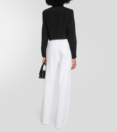 Shop Wardrobe.nyc Wool-blend Wide-leg Pants In White