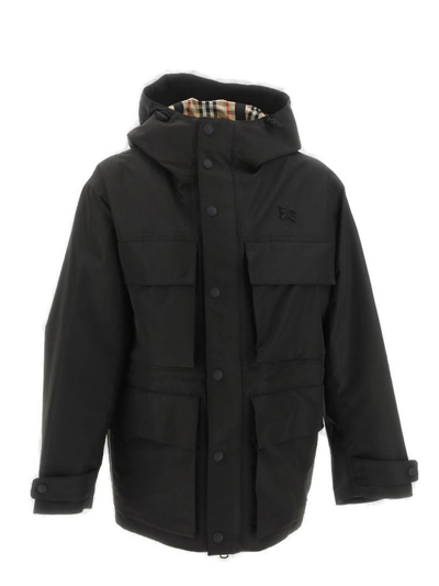 Shop Burberry Patch In Black
